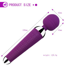 Load image into Gallery viewer, Powerful Clitoris Vibrators USB Recharge Magic Wand
