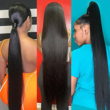 Load image into Gallery viewer, 30 32 34 36 40 inch Indian Hair  Bundles 100% Natural Human Hair Double Wefts Remy Hair Extensions
