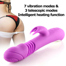 Load image into Gallery viewer, Dildo With Heating Thrusting &amp; Vibration Waterproof  G Spotter Stimulator
