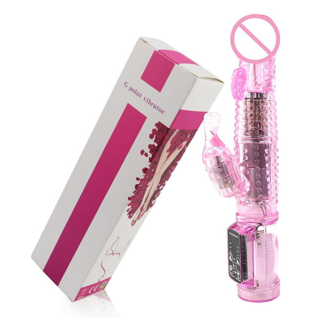 Dual Motor Dildo Rabbit  12 Speeds  Rotation