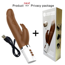 Load image into Gallery viewer, New Skin Realistic Dildo Rabbit Vibrator
