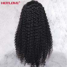 Load image into Gallery viewer, Brazilian Hair Kinky Curly Lace Part  with Baby Hair Pre Plucked Remy Hair 150% Density
