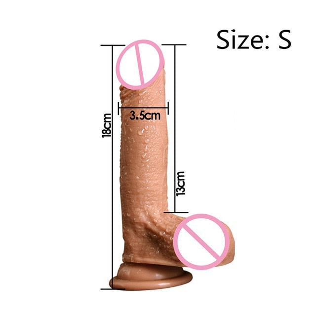 7/8 Inch Huge Realistic Dildo