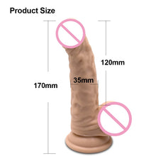 Load image into Gallery viewer, New Skin feeling Realistic Penis Super Huge Suction Cup
