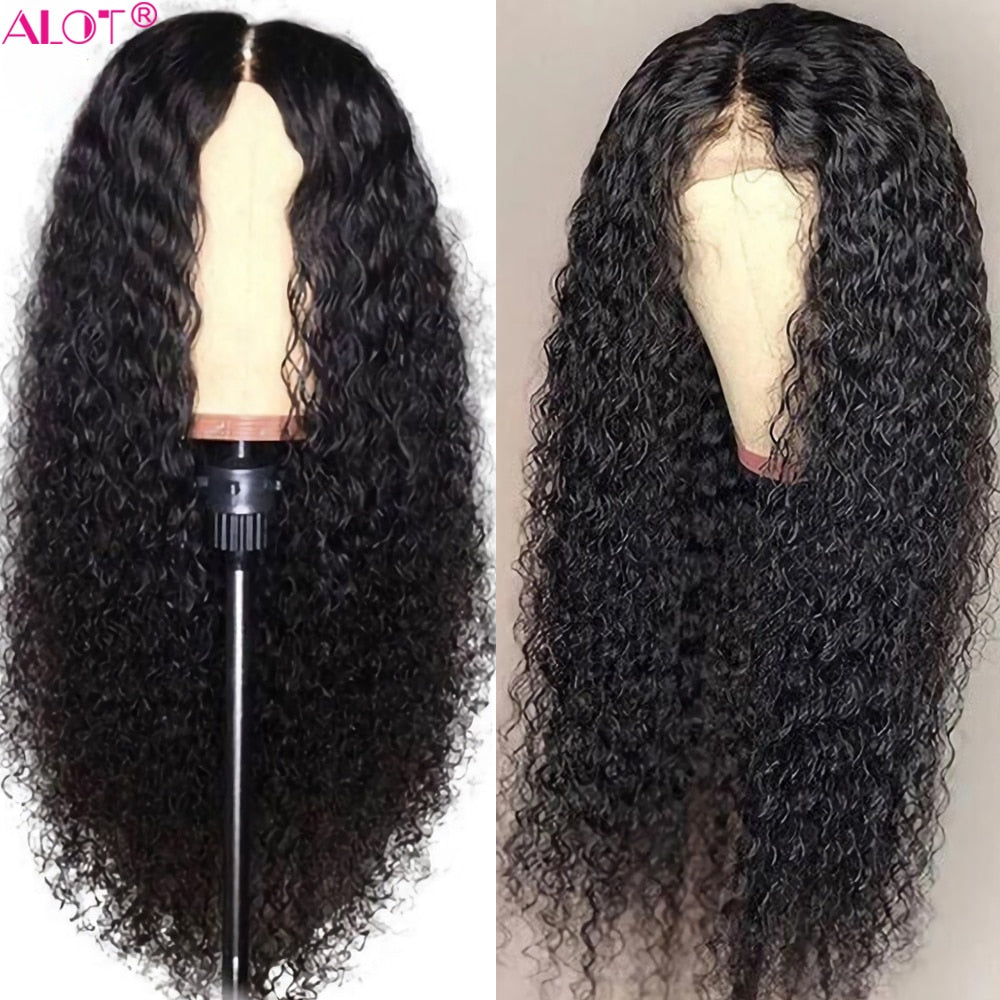 Brazilian Kinky Curly Lace Part Human Hair  Remy 13×1Human Hair  150%
