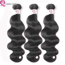 Load image into Gallery viewer, Body Wave Bundles  With Frontal Closure Brazilian Human Hair Weave Wet And Wavy Bundles With Frontal Remy 3 Bundles With Closure
