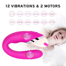 Load image into Gallery viewer, New USB Rechargeable 12 Speeds Bending Twisted Vibrator
