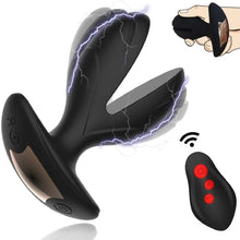 Load image into Gallery viewer, Vibrating Anal Plug with Electric Shock Prostate Massager
