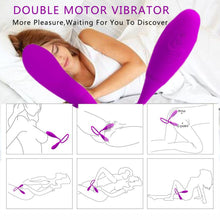 Load image into Gallery viewer, Rechargeable Dual Vibrator 7 Speeds Double Head
