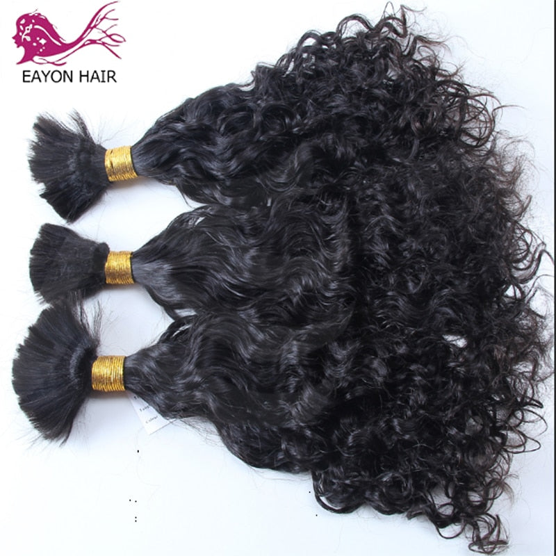 Brazilian Loose Wave Hair Bulk 1/2/3Pcs/Lot Wet and Wavy Human Hair Bulk For Braiding No Weft Braids Extensions Bundles 1#2#4#