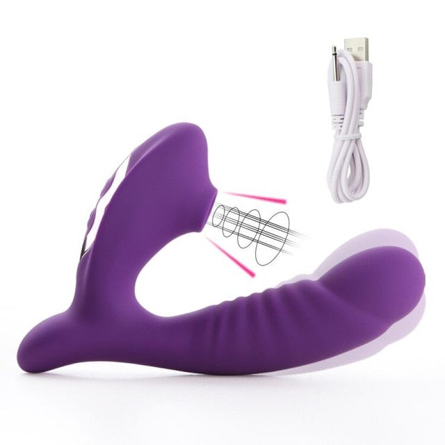 Sucking Vibrator Dildo