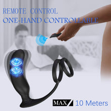 Load image into Gallery viewer, Prostate Massager  Penis Ring 9-Vibration Mode Wireless Remote Control
