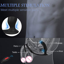 Load image into Gallery viewer, Prostate Massager  Penis Ring 9-Vibration Mode Wireless Remote Control
