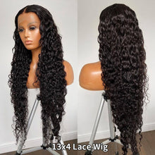 Load image into Gallery viewer, 360 Lace Frontal Wig 28 30 Inch Water Wave Brazilian Human Hair 180% Density
