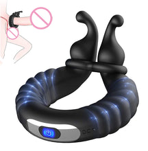 Load image into Gallery viewer, Ring Enhancement Delay Ejaculation Vibrator 10 Mode
