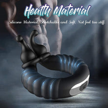 Load image into Gallery viewer, Ring Enhancement Delay Ejaculation Vibrator 10 Mode
