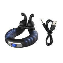 Load image into Gallery viewer, Ring Enhancement Delay Ejaculation Vibrator 10 Mode
