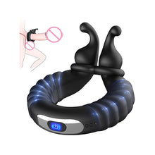 Load image into Gallery viewer, Ring Enhancement Delay Ejaculation Vibrator 10 Mode
