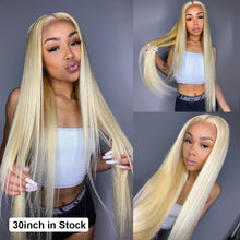 Load image into Gallery viewer, 30inch 613 Blonde Lace Front Straight Human Hair
