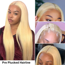 Load image into Gallery viewer, 30inch 613 Blonde Lace Front Straight Human Hair
