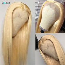 Load image into Gallery viewer, 30inch 613 Blonde Lace Front Straight Human Hair
