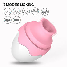 Load image into Gallery viewer, LOAEY Cute Vagina Balls Electric Vibrator Silicone With Tongue Lick Mini Adult 7 frequency Sex Toys For Women sexe toy clitoris
