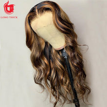 Load image into Gallery viewer, Highlight Brazilian Hair 30 Inch Honey Blonde Body Wave Lace Front
