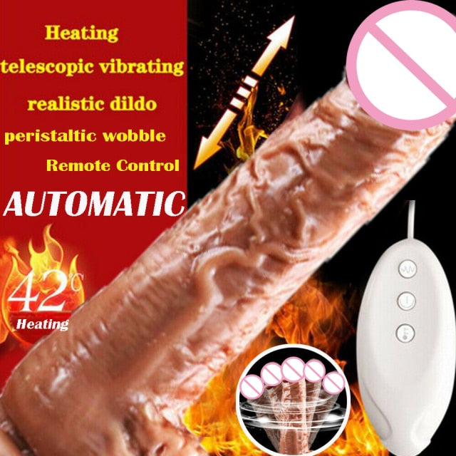 Telescopic Thrusting Dildo