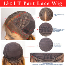 Load image into Gallery viewer, Body Wave Lace Front Brazilian Colored Human Hair Honey Blonde Highlight 30 Inch Full Hd
