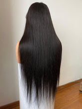Load image into Gallery viewer, Brazilian Human Hair Straight Black 30 Inch Long Fringe

