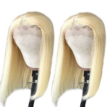 Load image into Gallery viewer, 613 Honey Blonde  Straight Short Bob  Brazilian Remy Human Hair
