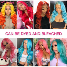 Load image into Gallery viewer, 613 Honey Blonde Lace Front Transparent Body Wave Part Lace 28 inch Human Hair
