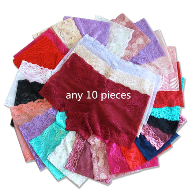 10Pcs/Pack Women's Random Panties Comfortable Sexy  Size S / M / L / XL / 2XL / 3XL