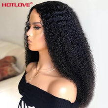 Load image into Gallery viewer, Brazilian Hair Kinky Curly Lace Part  with Baby Hair Pre Plucked Remy Hair 150% Density
