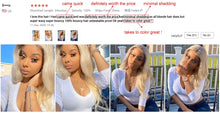 Load image into Gallery viewer, 613 Honey Blonde Lace Front Transparent Body Wave Part Lace 28 inch Human Hair

