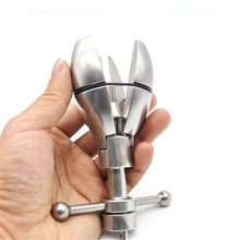 Load image into Gallery viewer, Stainless Steel Anal Dilator Ass Expanding Chastity Device For Women Men Couples
