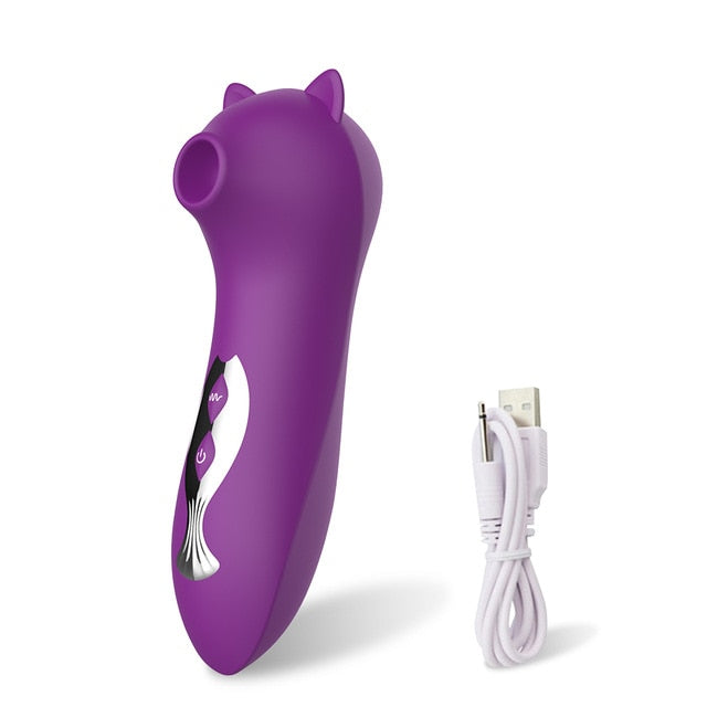 Powerful Clit Sucker Nipple Vibrator