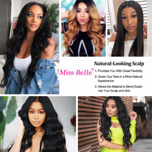 Load image into Gallery viewer, Body Wave Human Hair  30 Inch Transparent Lace Frontal  Wavy Brazilian Lace Front
