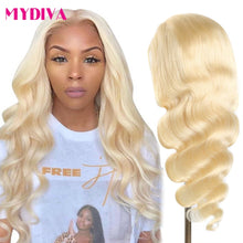 Load image into Gallery viewer, 613 Blonde Human Hair 13×4 Body Wave Lace Front  30 38 Inch  Remy

