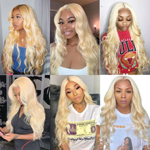 Load image into Gallery viewer, 613 Blonde Human Hair 13×4 Body Wave Lace Front  30 38 Inch  Remy
