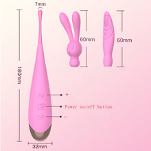 Load image into Gallery viewer, 7 Mode speed Vibrator USB Powerful
