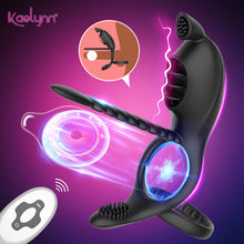 Load image into Gallery viewer, New 10 Speed Penis Ring Vibrator For Men
