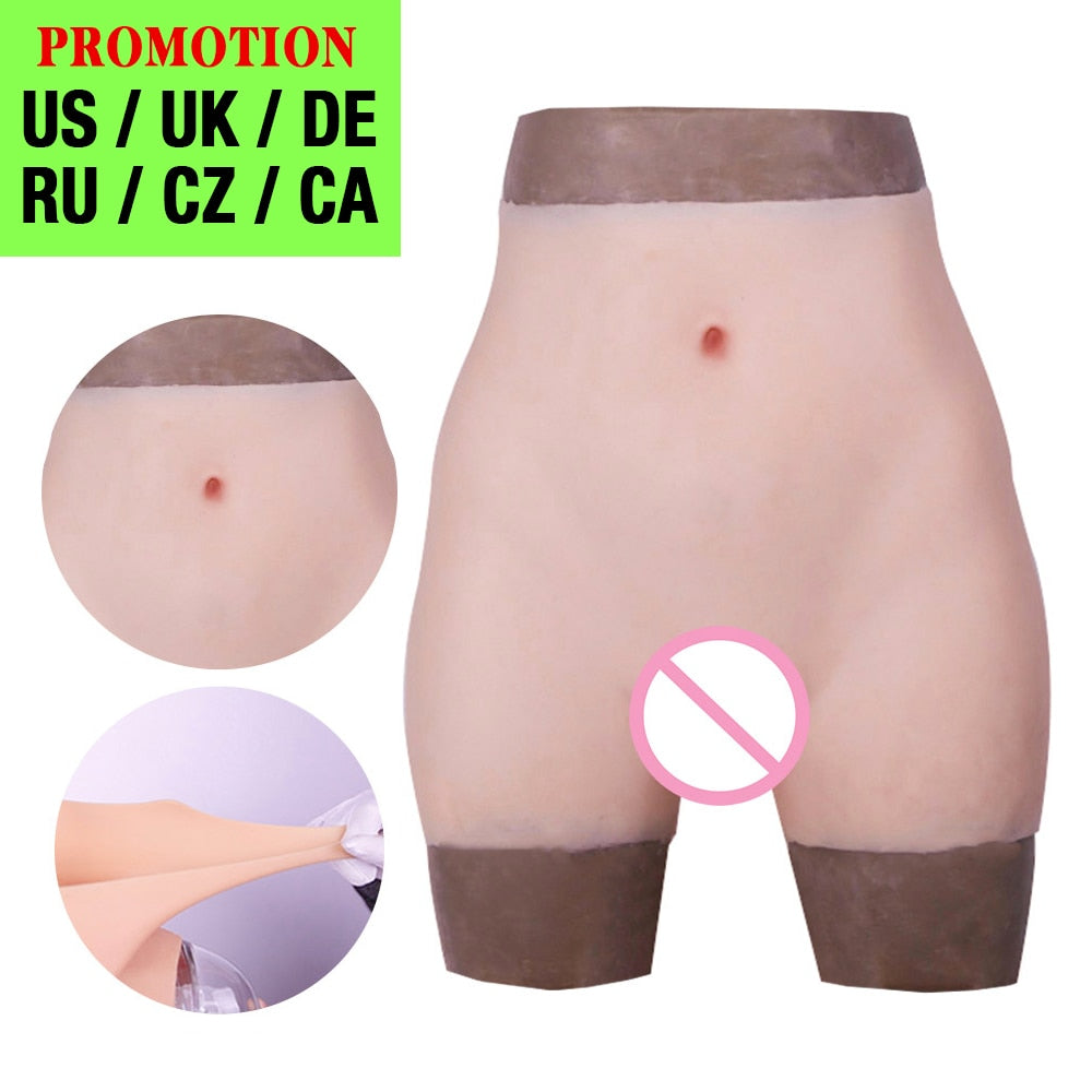 Silicone Realistic Vagina Pants