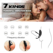 Load image into Gallery viewer, Rechargeable Silicone Cock Rings Enhancer Clit Anal Stimulation
