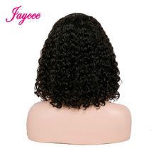 Load image into Gallery viewer, Malaysian Lace Human Hair  Short Bob Curly 4*4 Lace Closure Pre-Plucked With Baby Hair
