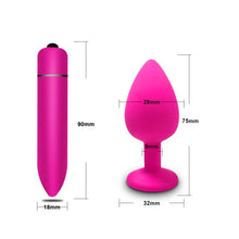 Load image into Gallery viewer, Anal Plug &amp; Silicone Prostate Massager
