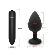 Load image into Gallery viewer, Anal Plug &amp; Silicone Prostate Massager
