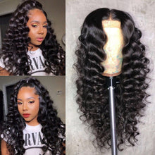Load image into Gallery viewer, Lace Front Human Hair  Loose Deep Wave  180 Density Remy
