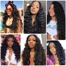Load image into Gallery viewer, Lace Front Human Hair  Loose Deep Wave  180 Density Remy
