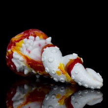 Load image into Gallery viewer, FAAK New large anal plug yellow dragon erotic design twist octopus leg textured silicone suck animal dildo sex toys for women
